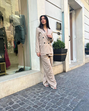 Tailleur Gessato Beige™