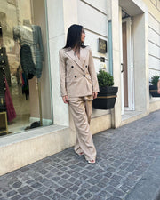 Tailleur Gessato Beige™